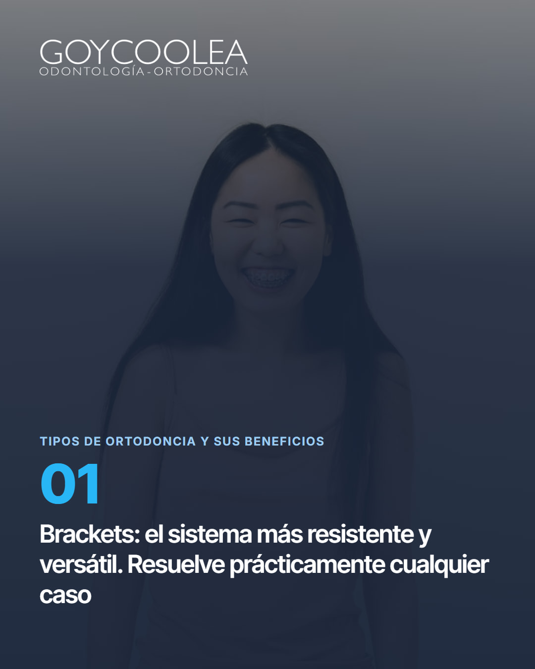 Carrusel educativo sobre los tipos de ortodoncia disponibles