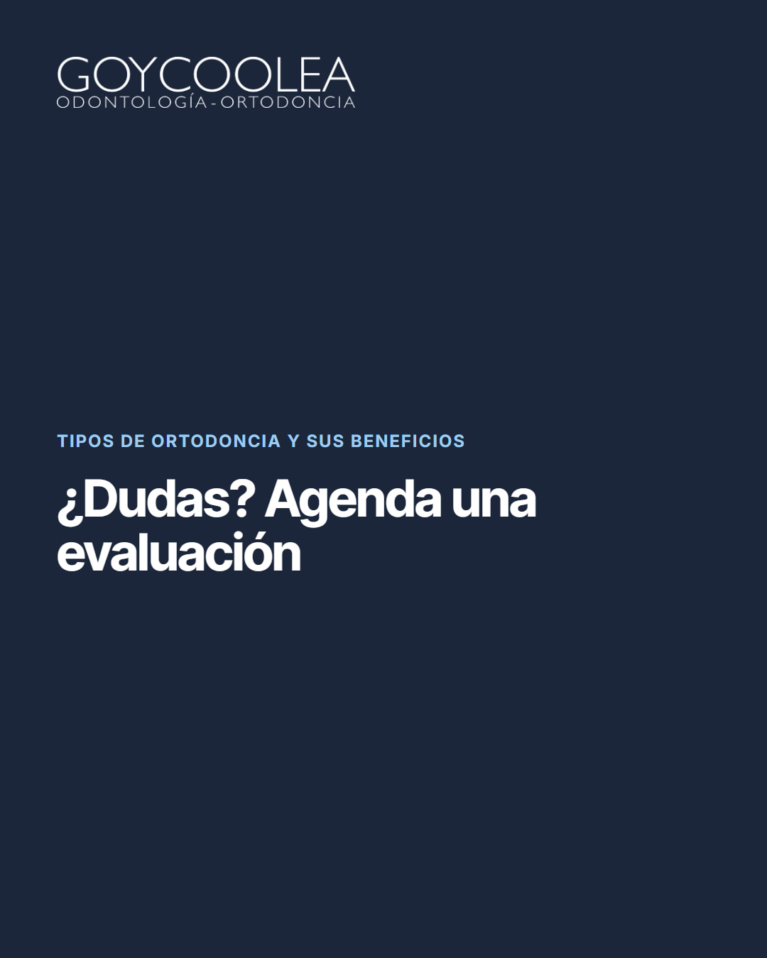 Carrusel educativo sobre los tipos de ortodoncia disponibles