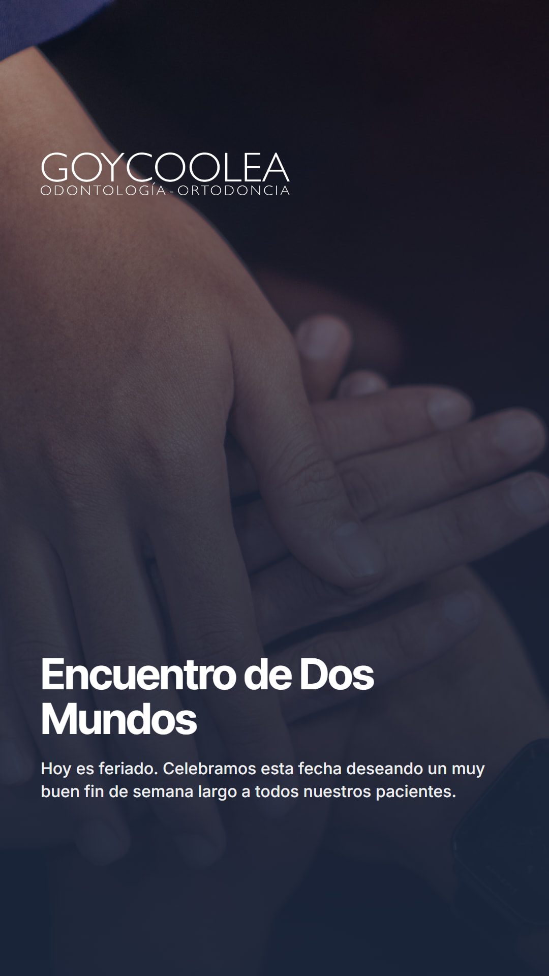 Historia con el mismo saludo del post