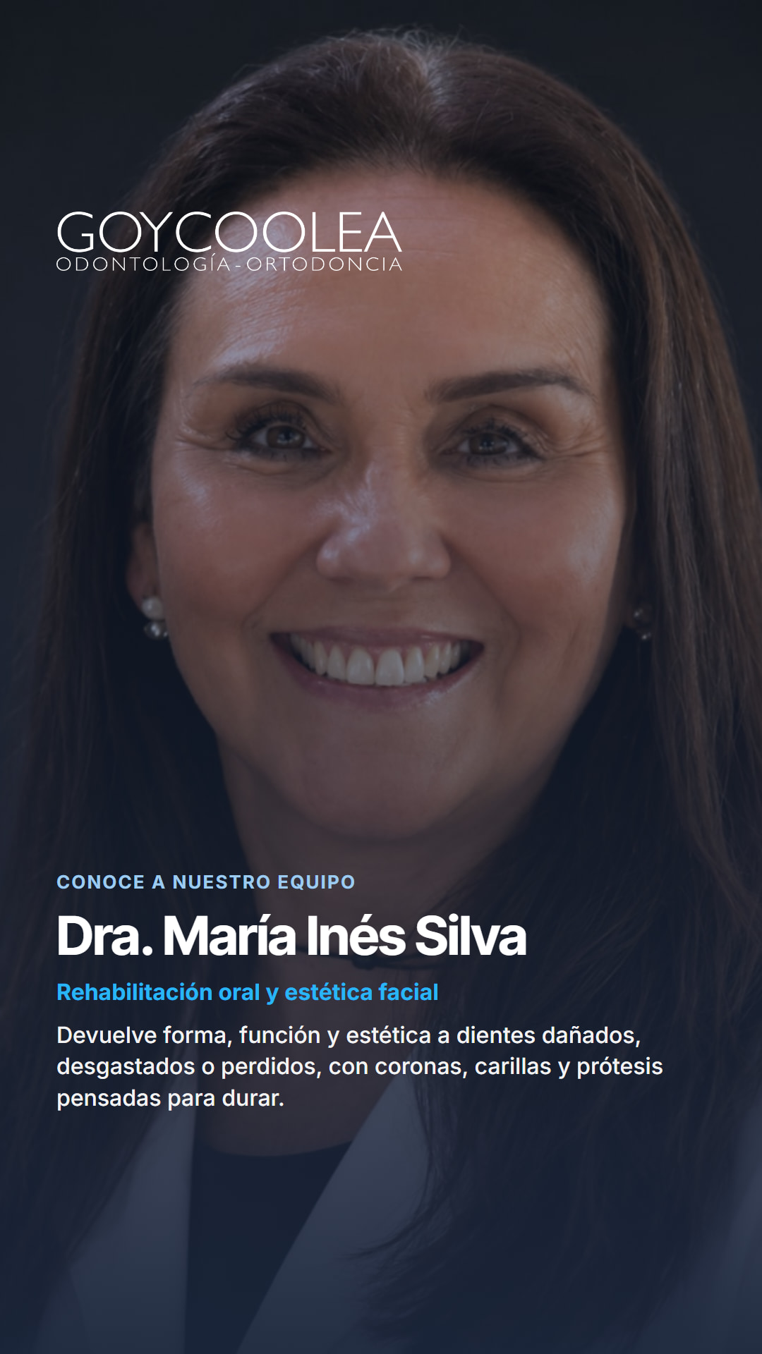 Historia resumen de la Dra. María Inés Silva, para la destacada Equipo