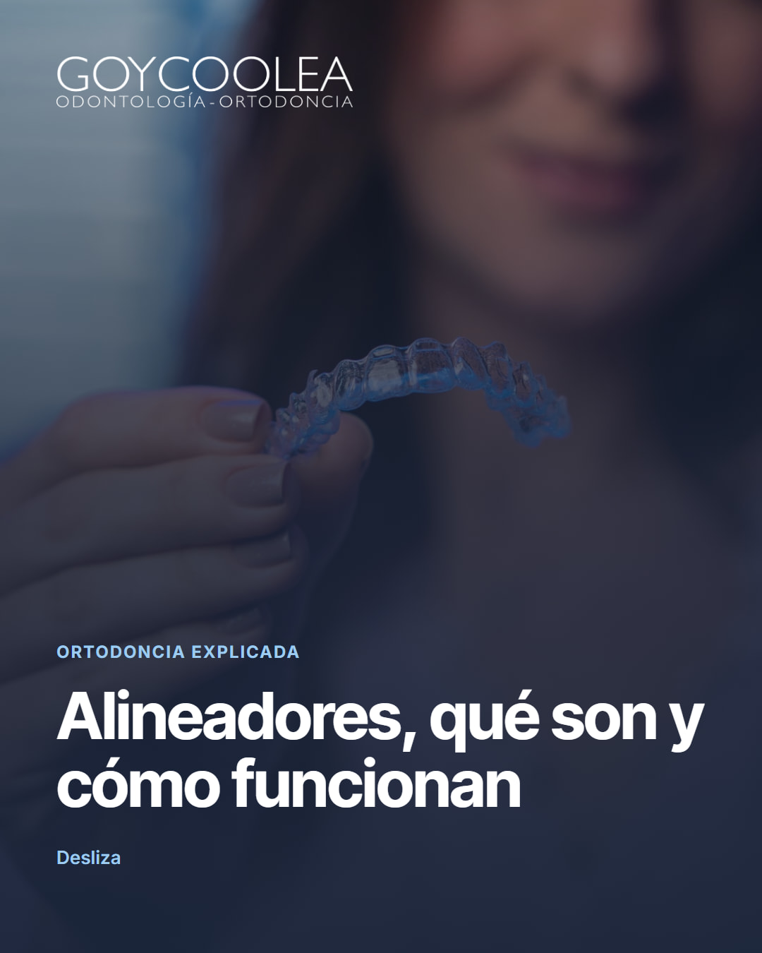 Carrusel educativo sobre cómo funcionan los alineadores transparentes