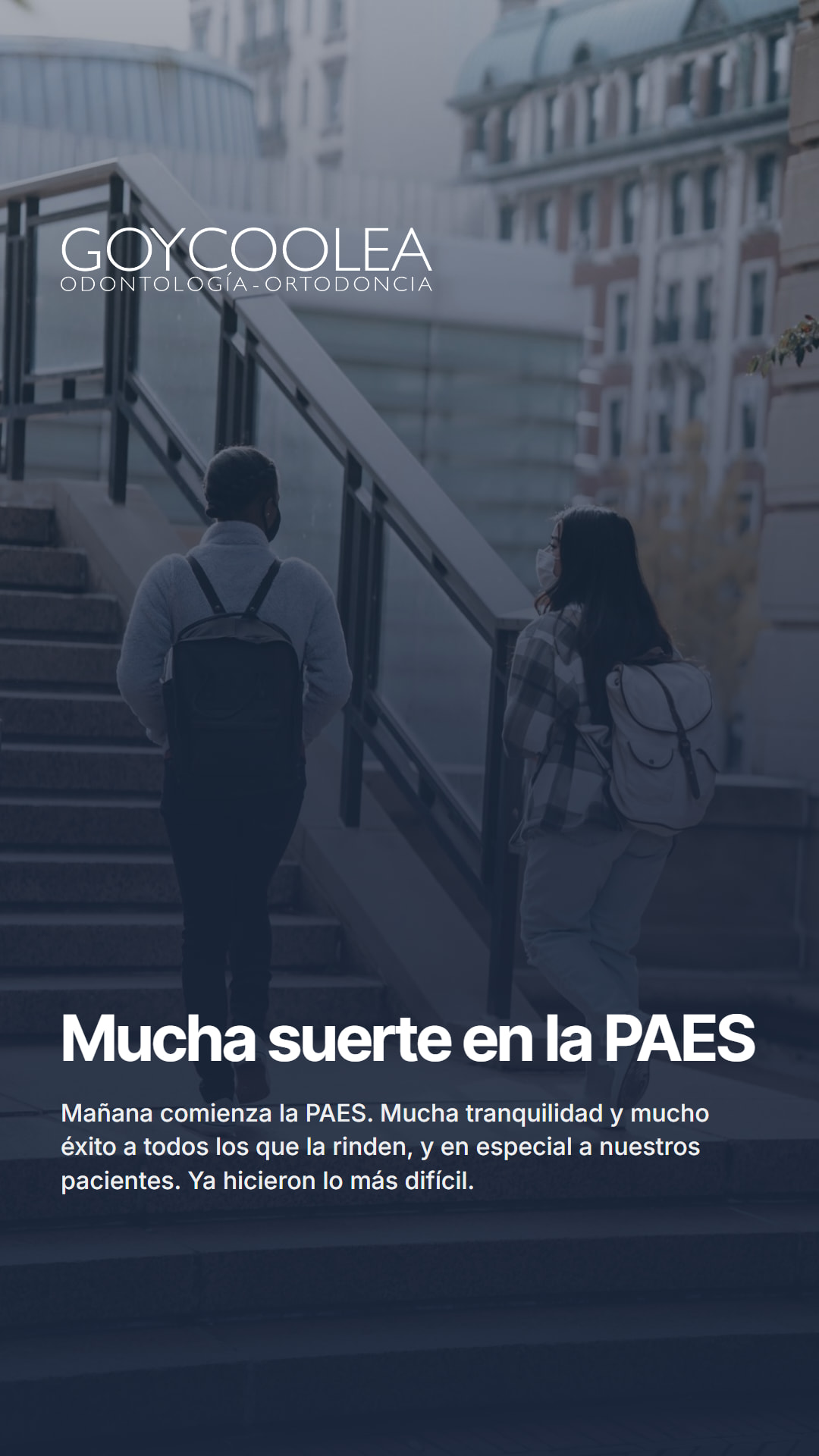 Historia con el mismo saludo del post