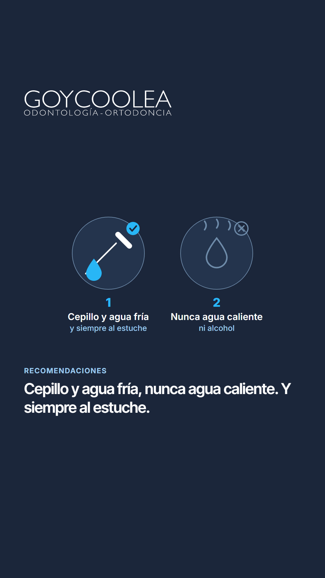 Historia con la foto del retenedor y una frase breve del carrusel, para la destacada Recomendaciones